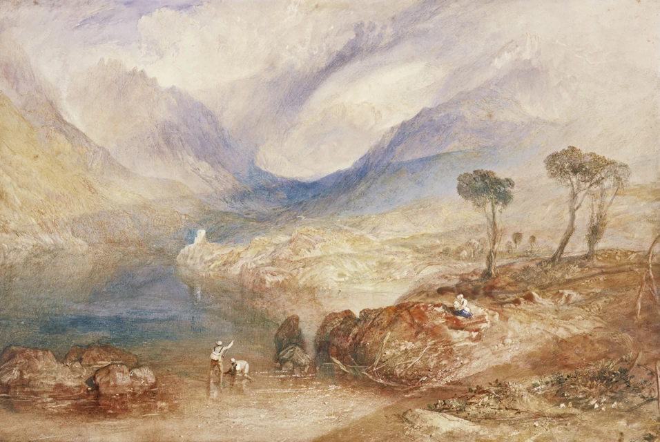 Lago Llanberis e Snowdon - Scottish National Gallery 1